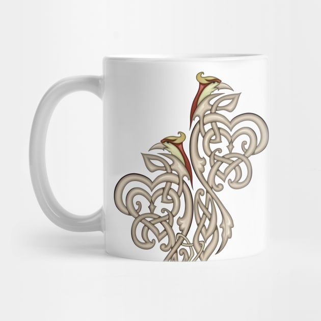 Celtic knot ornament. by Artist Natalja Cernecka